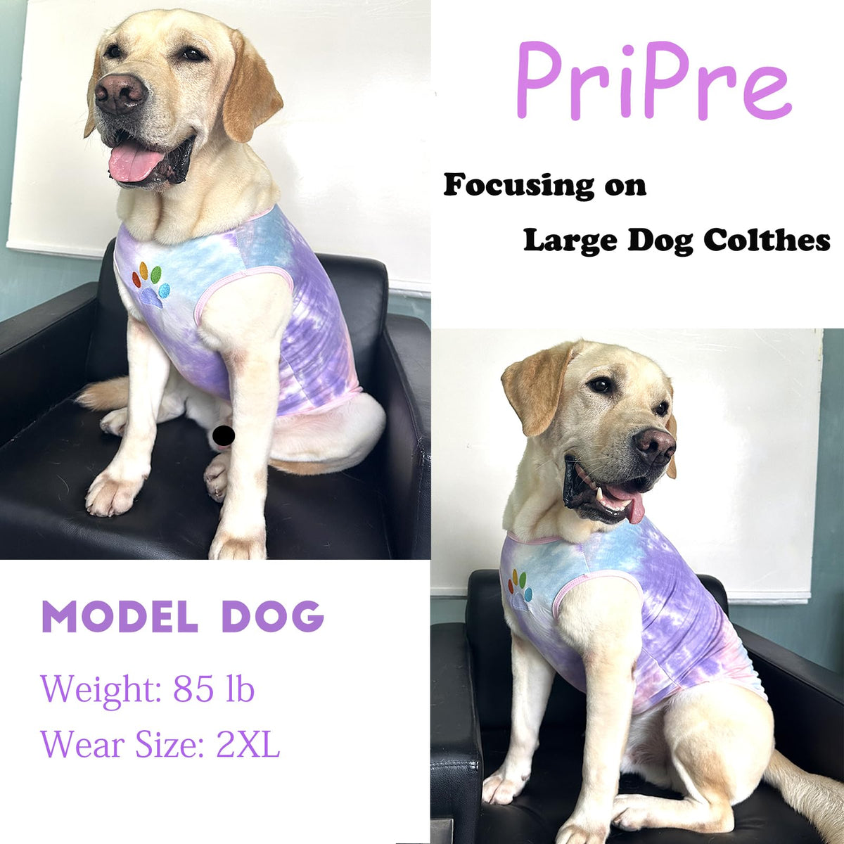 PriPre Pet Apparel in Medium, Vest Pink