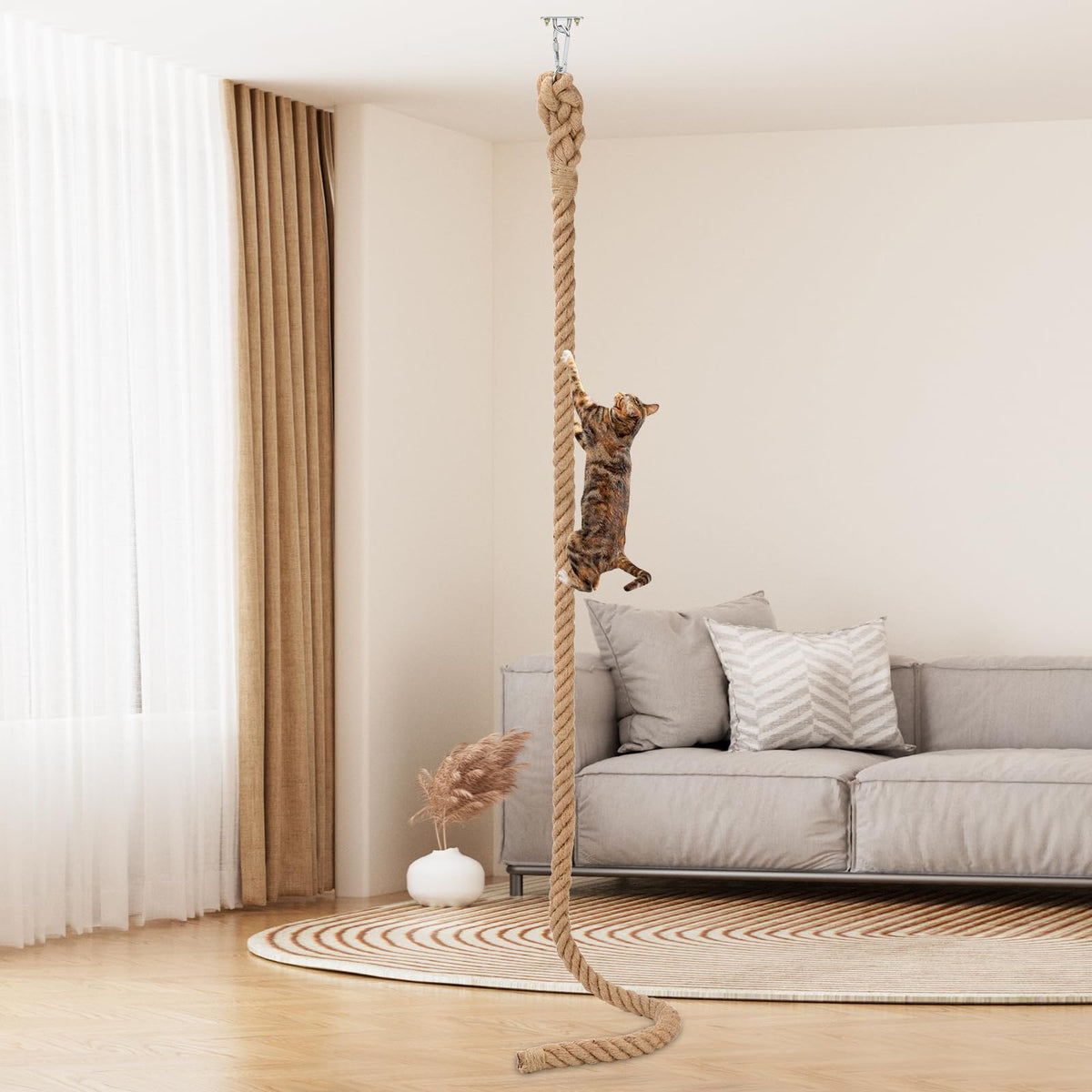 Lonepetu Pet Activity Structure in 118 IN(3M), brown