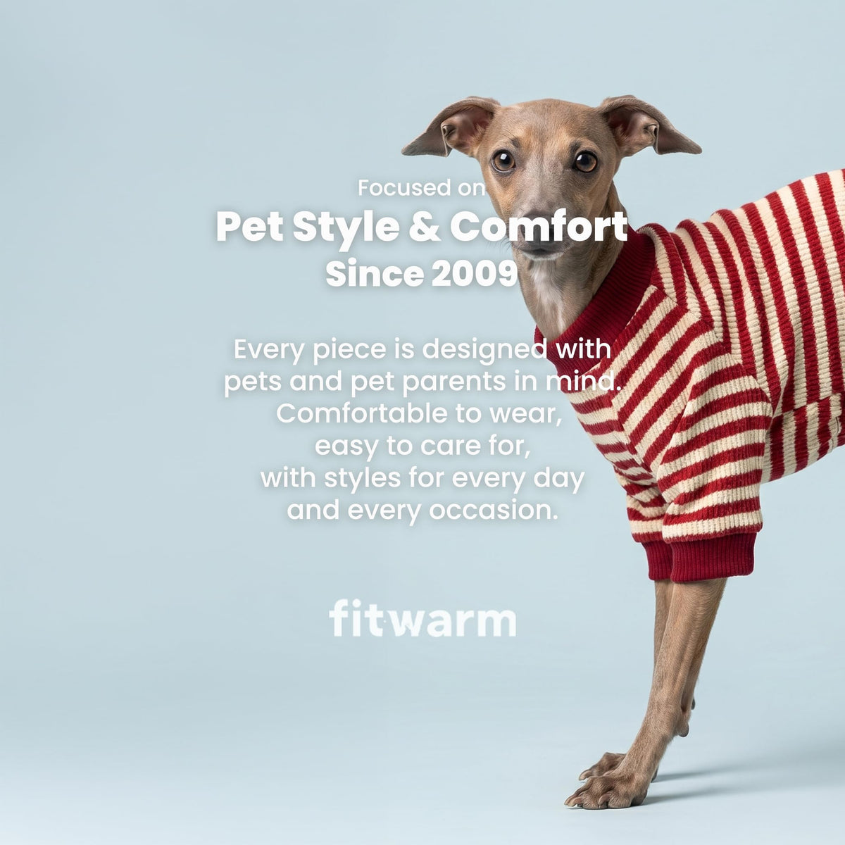 Fitwarm Pet Apparel in X-Small, Red