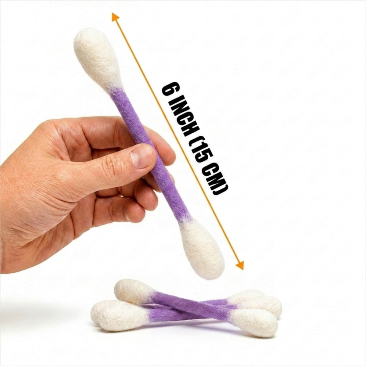 Glaciart One Pet Toy in Regular, Purple Swabs