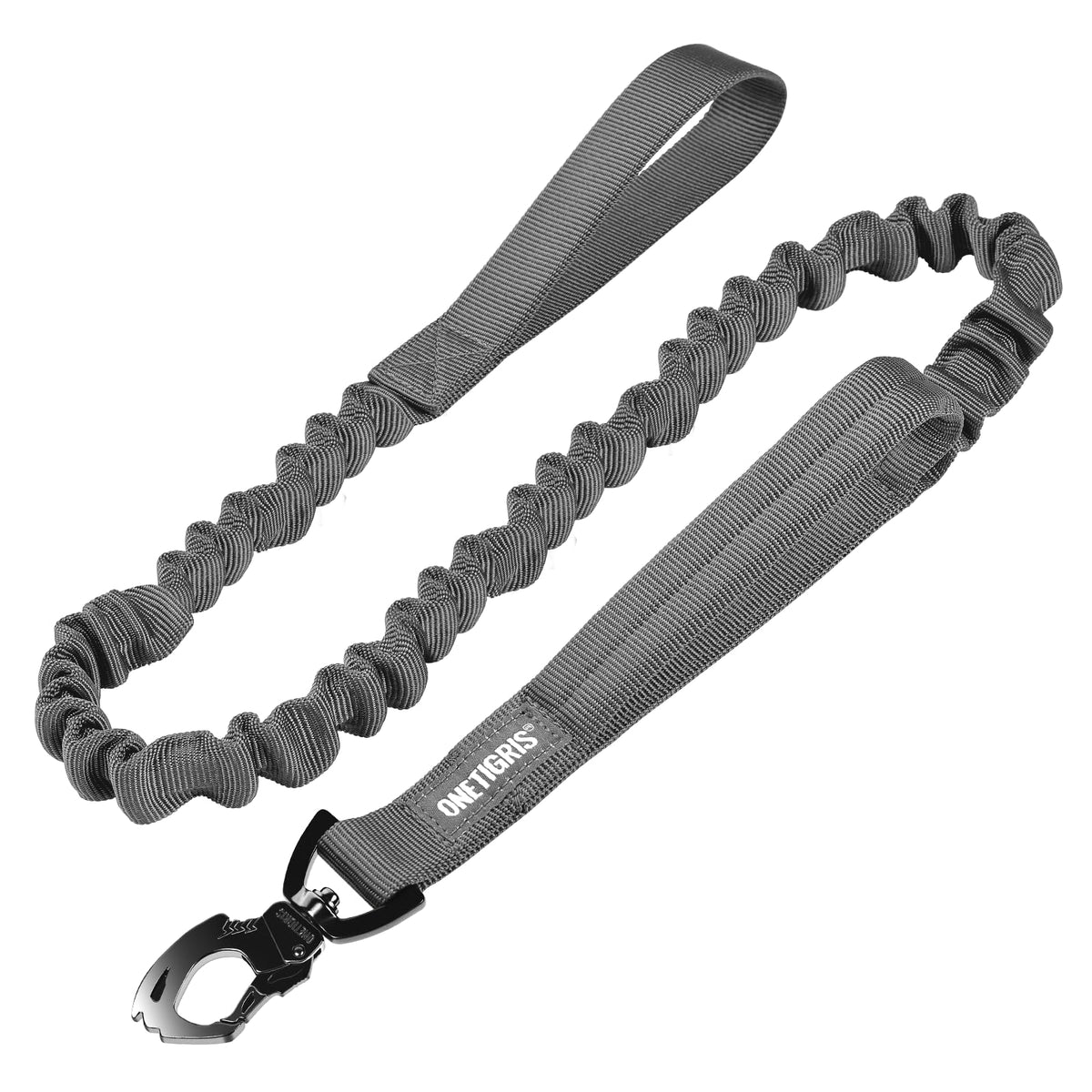 ONETIGRIS Leash in 85cm-118cm/33.5in-46.5in, Grey