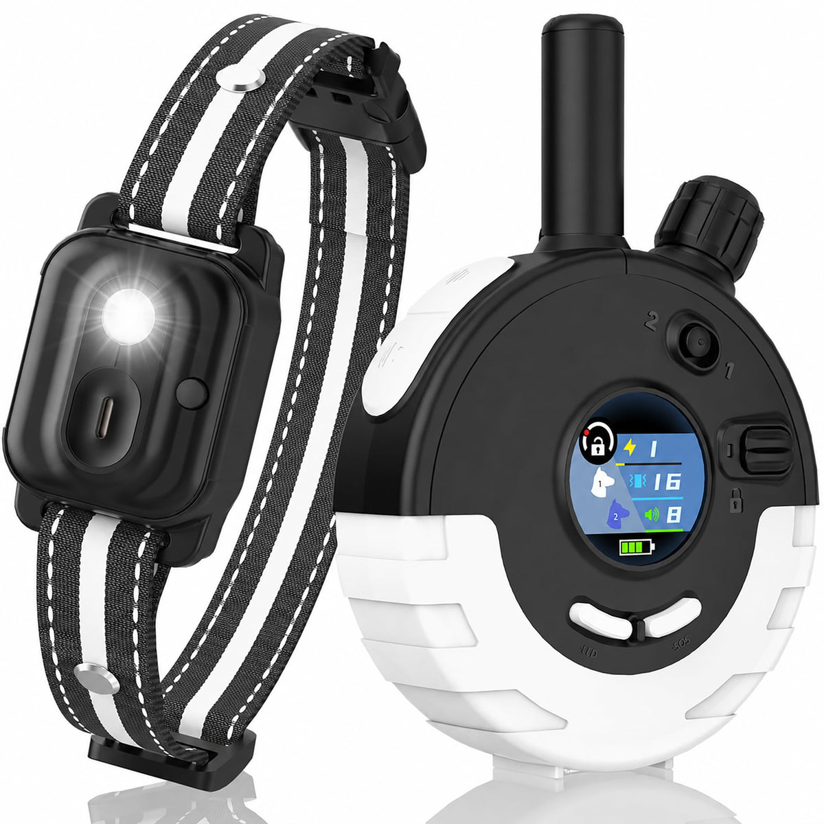 RPZ Animal Collar in 1 Receiver, White