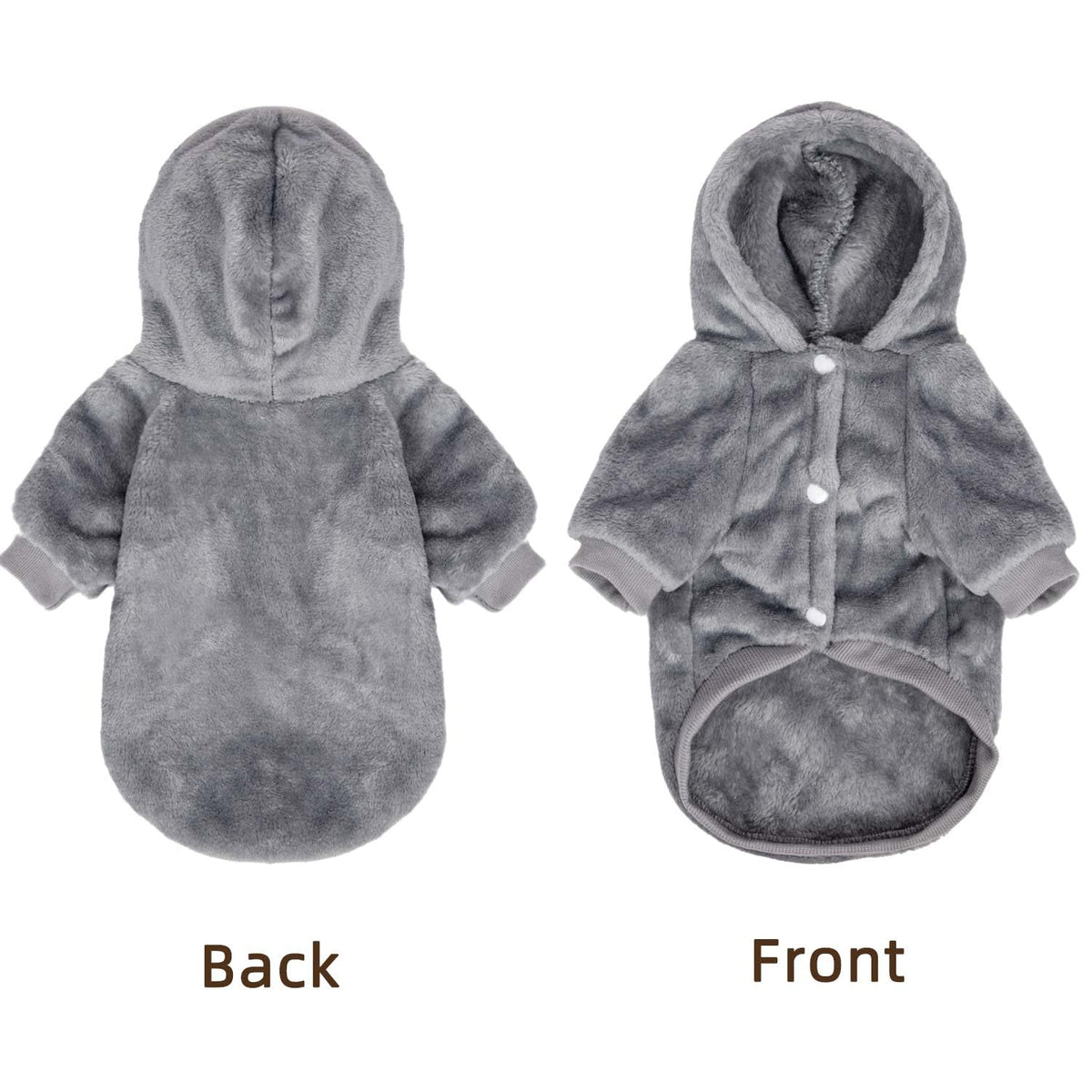 FABRICASTLE Pet Apparel in XX-Small, Light grey
