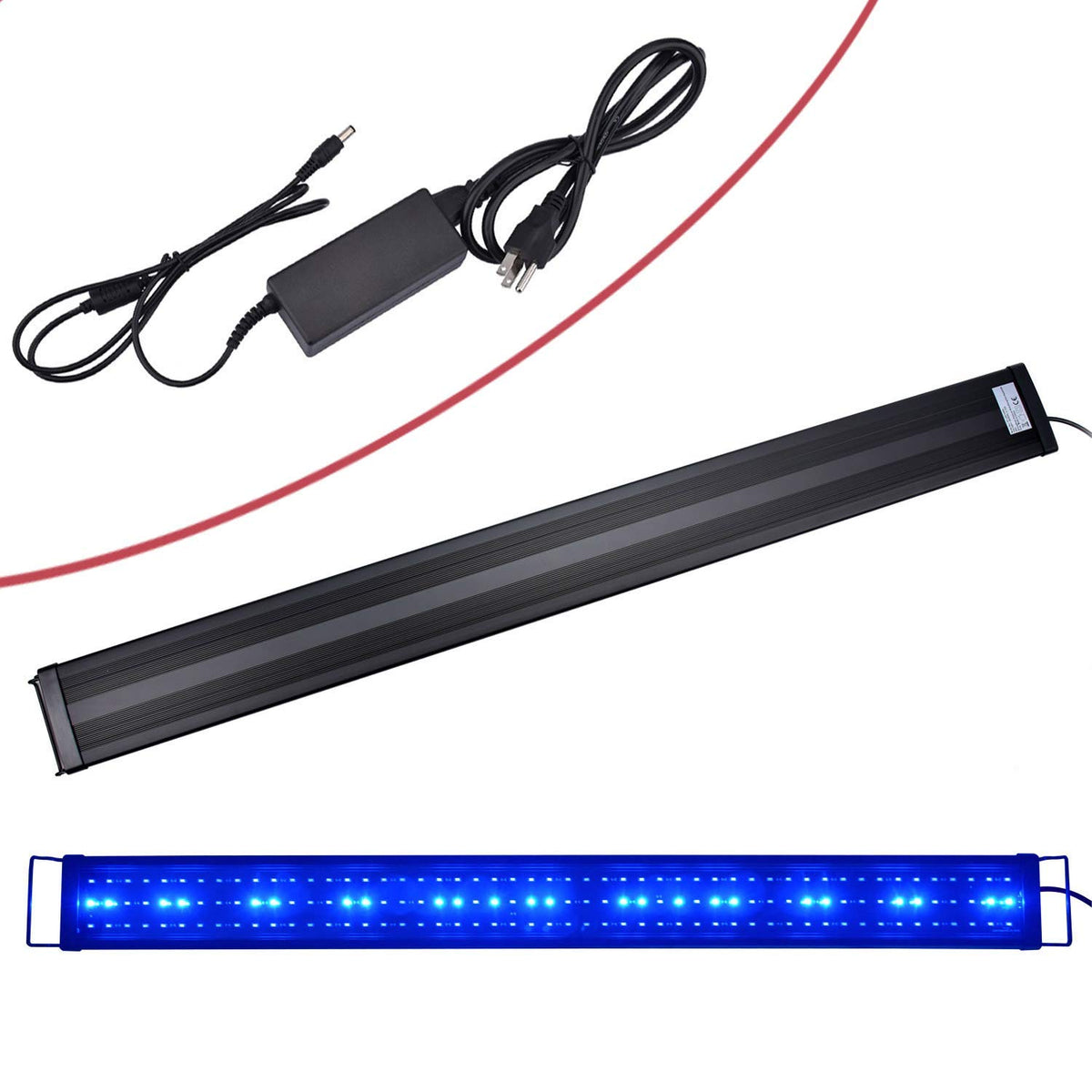 KZKR Lamp in Blue and White 48-60 inch, Blue,White