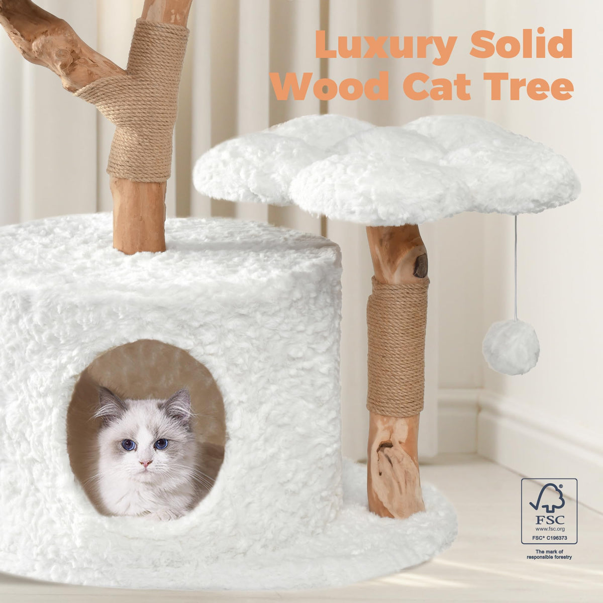 Easyego Pet Activity Structure in 40.5'', White