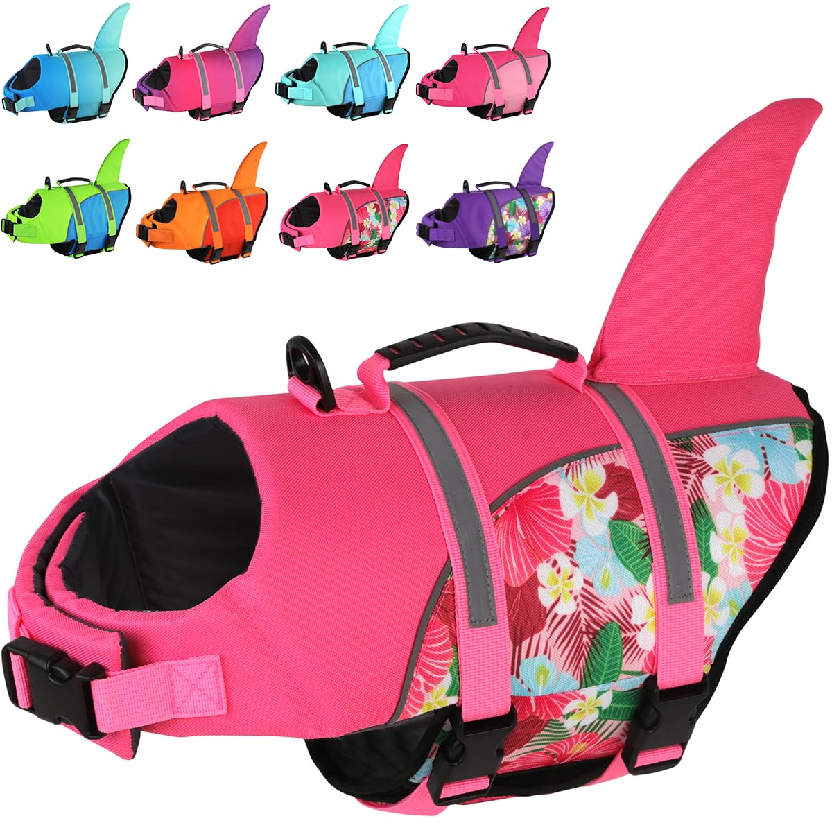 Doglay Pet Apparel in X-large, Pink & Pink Flower