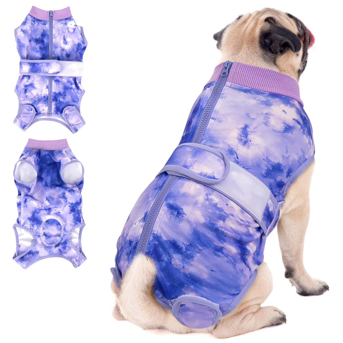 SlowTon Pet Apparel in Medium, 2.Purple - 100% Polyester