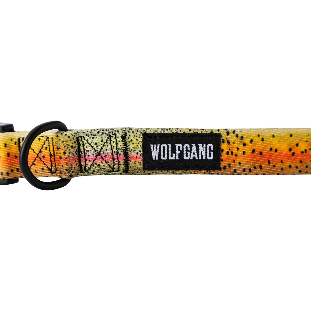 Wolfgang Man & Beast Animal Collar in Medium (1 Inch x 12-18 Inch), CutBow Print