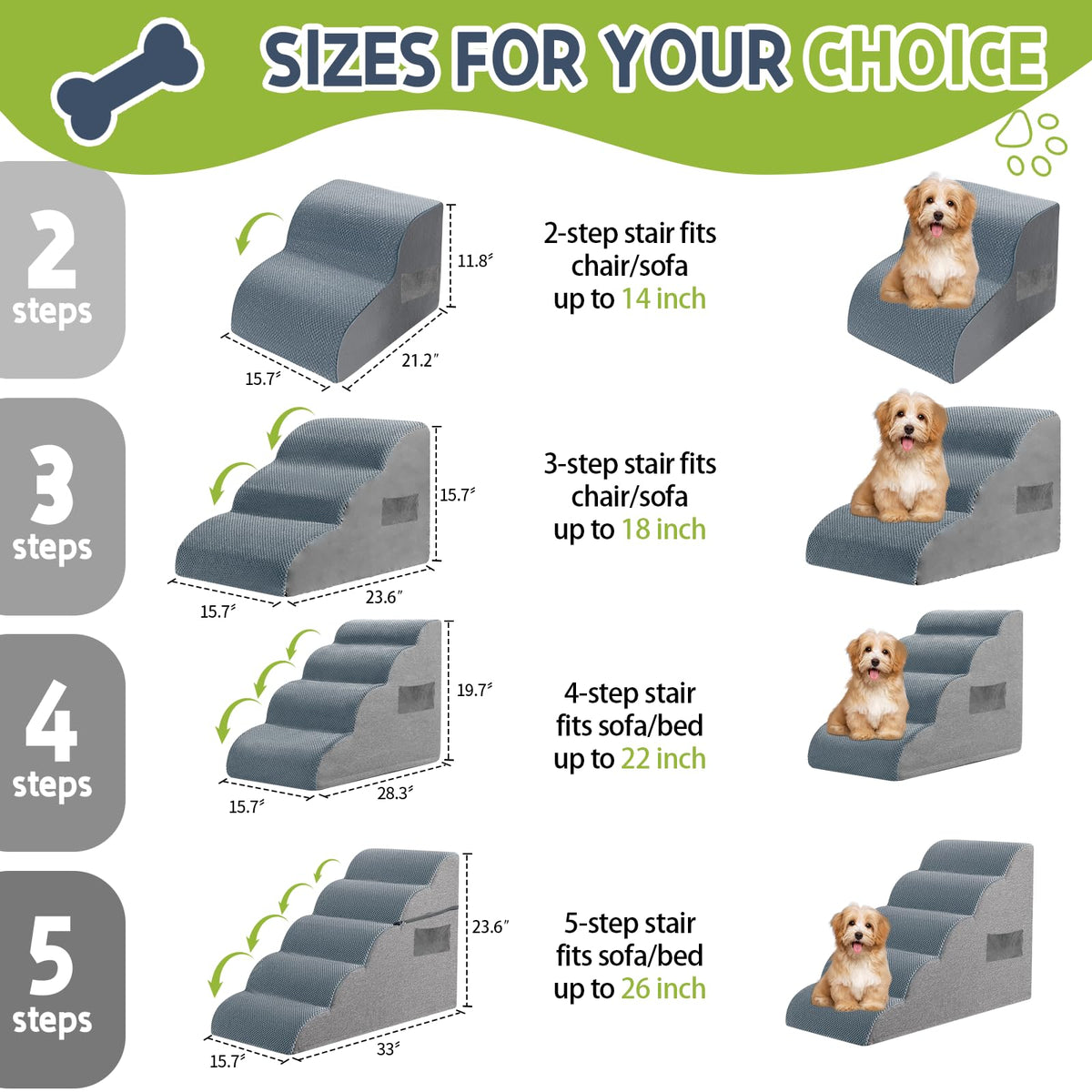 Yukfona Animal Stair in Grey