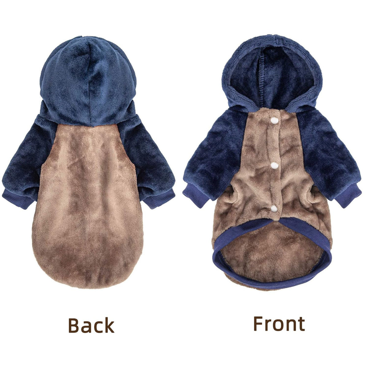 FABRICASTLE Pet Apparel in XX-Small, Khaki-Navy