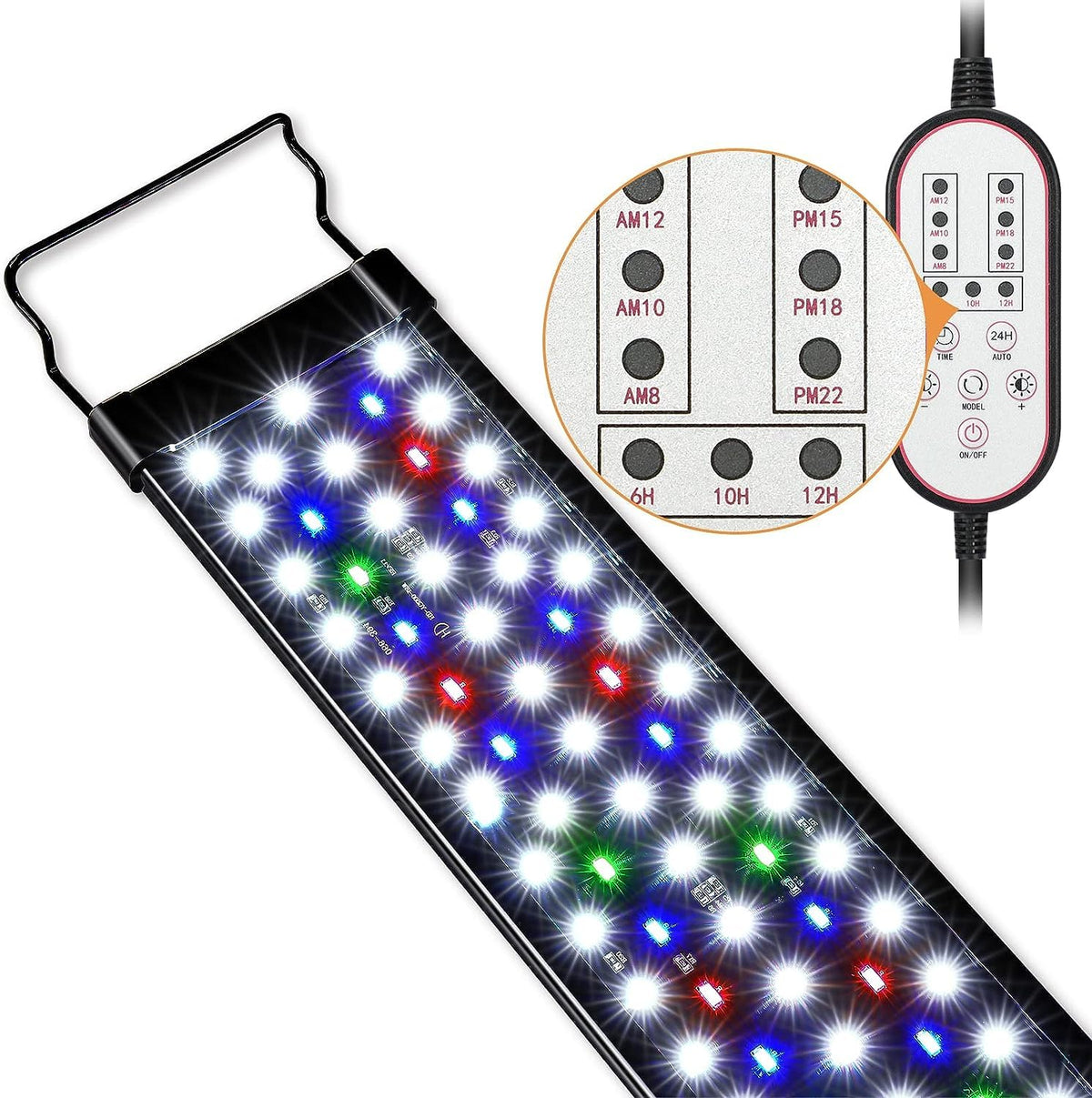 Gamalta Lamp in For 24~30inch Fish Tank, Black - Remote Control