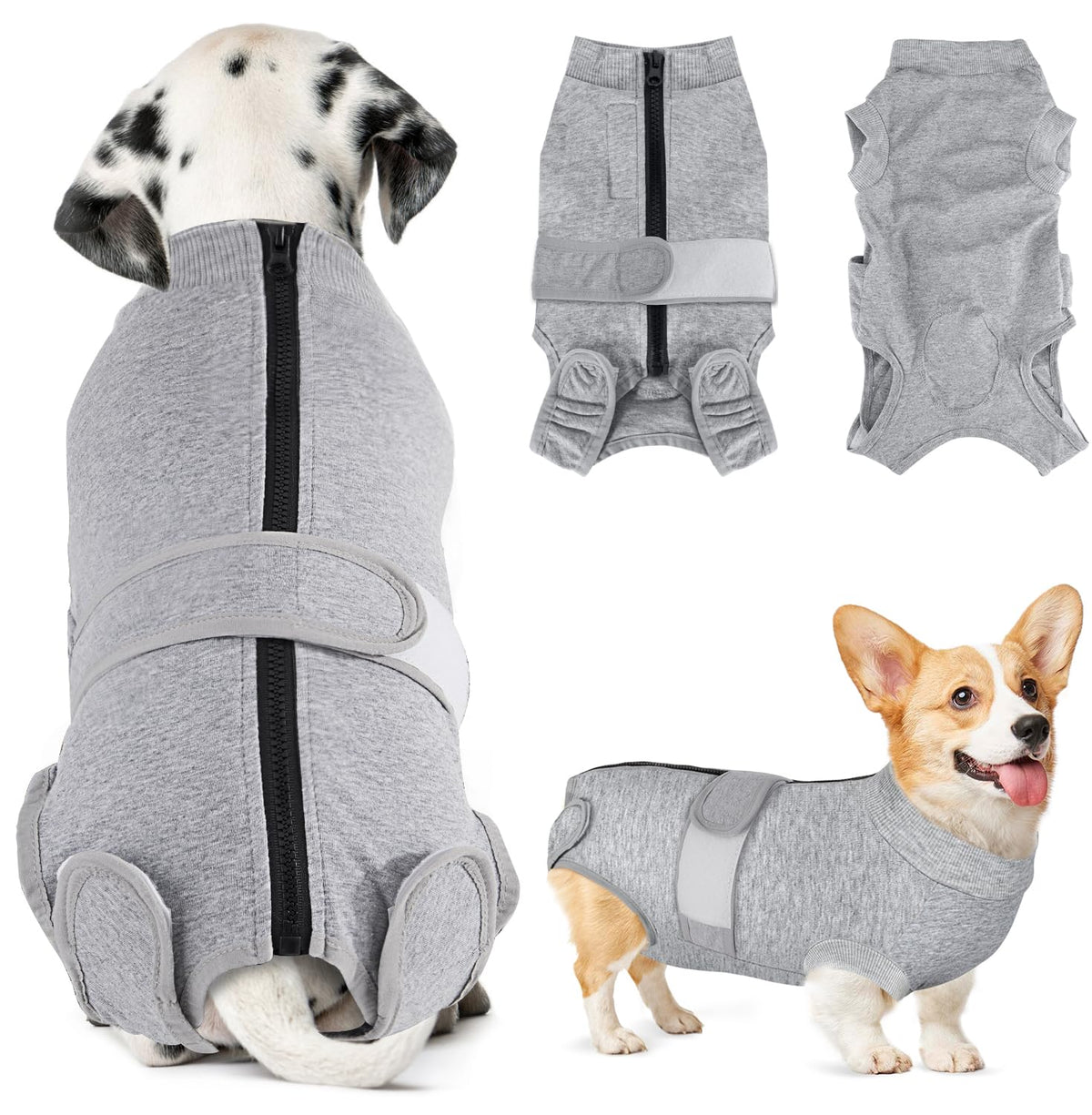 SlowTon Pet Apparel in X-Small, 1.Grey - 95% Cotton + 5% Spandex