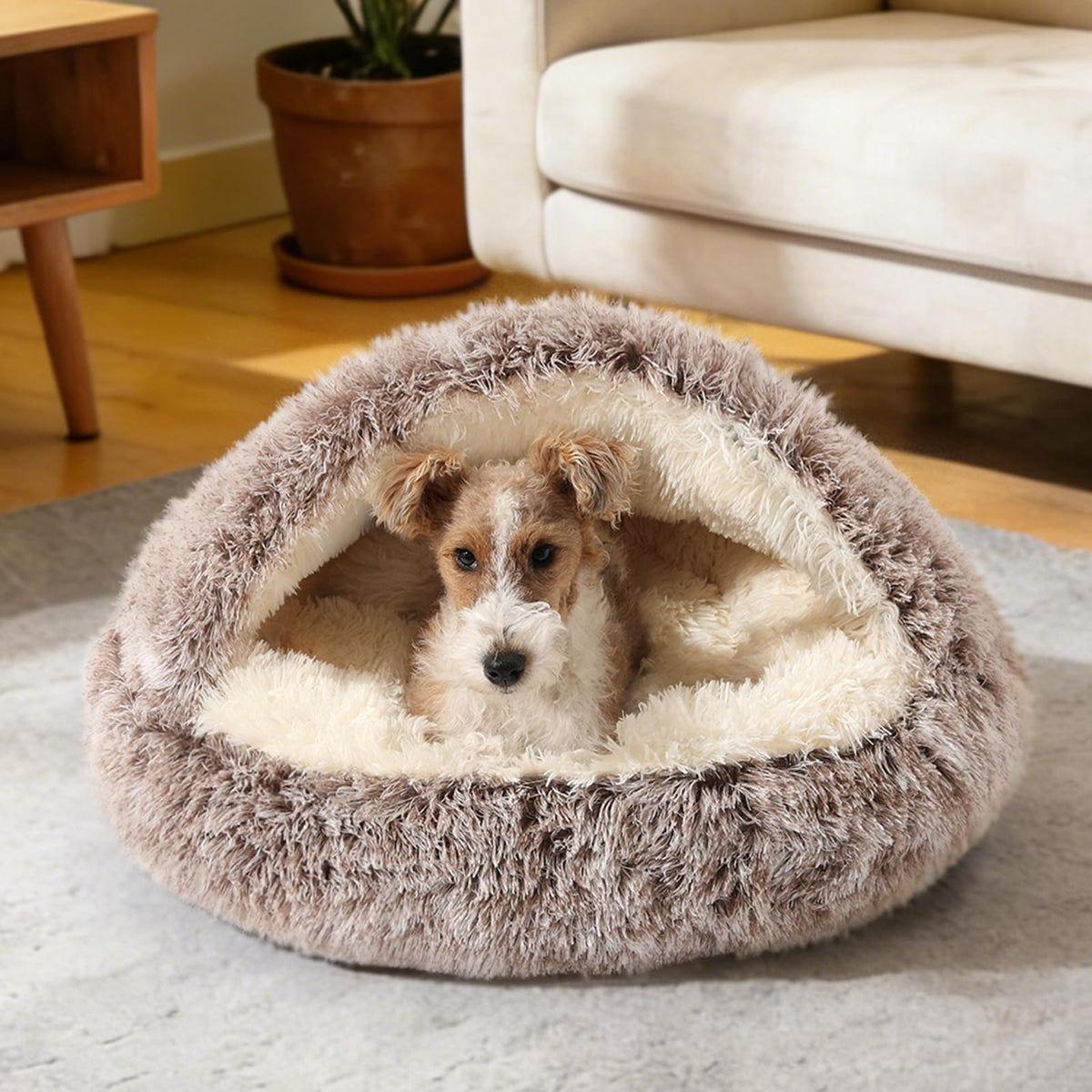 NOYAL Pet Bed Mat in X-Small 15.7'', Gradual brown