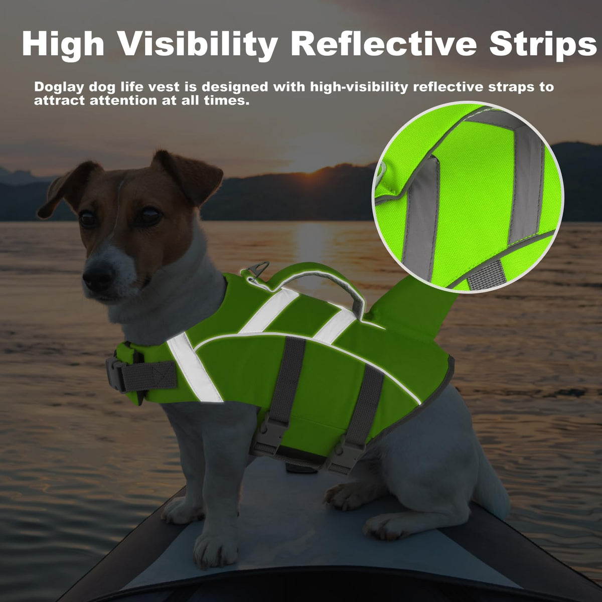 Doglay Pet Apparel in X-small, Fluorescent Green