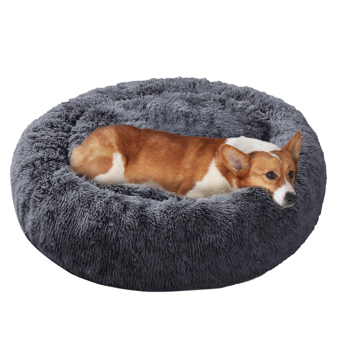JOLLYVOGUE Pet Bed Mat in 23", Dark Grey