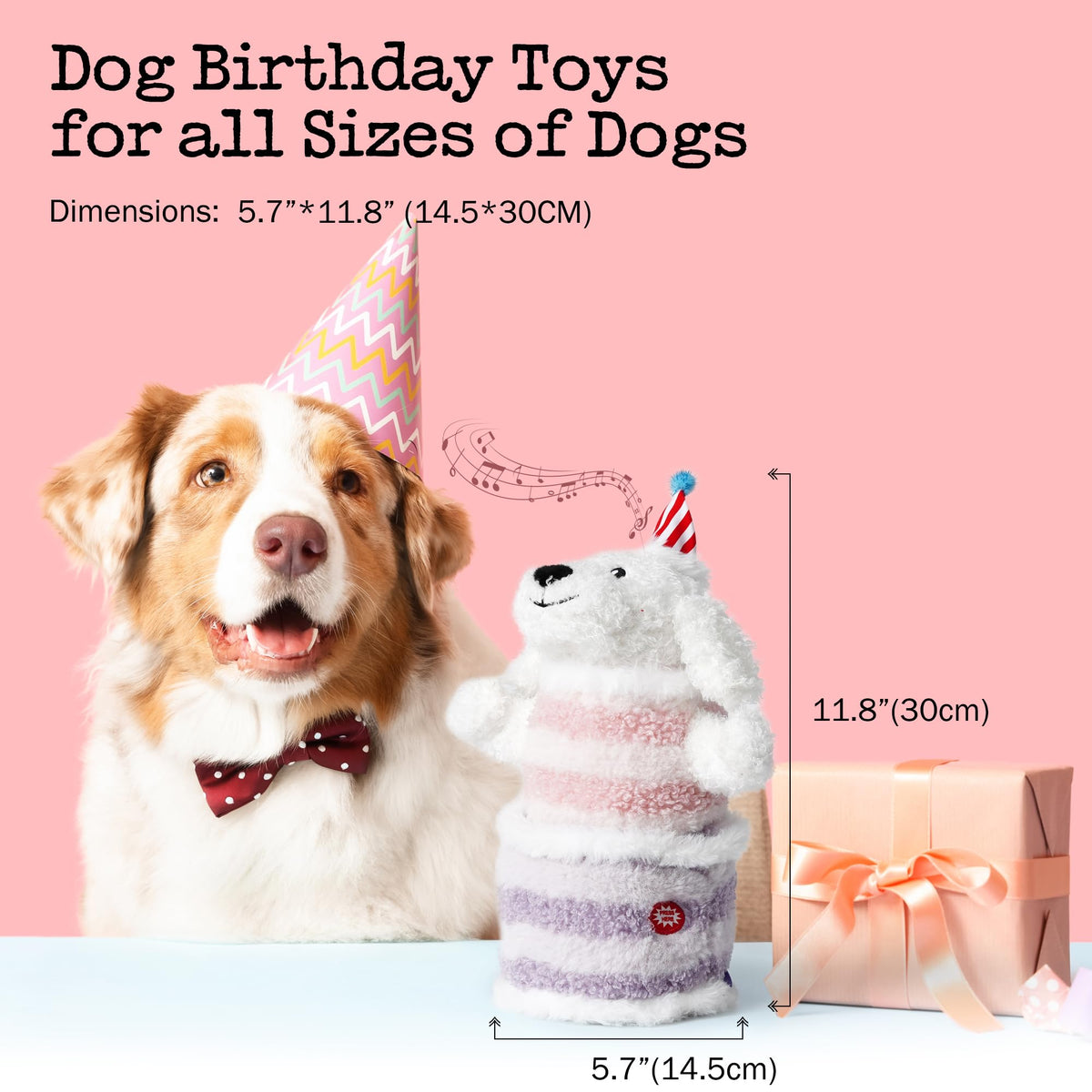 Fuzzwoof Pet Toy in White