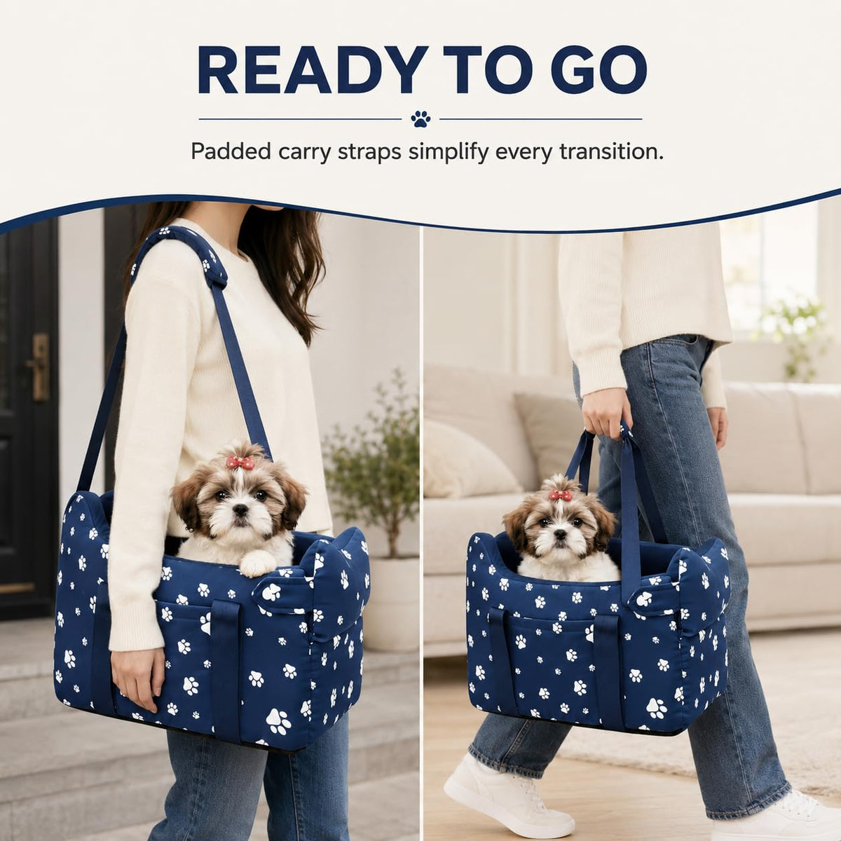 Cullaby Pet Seat in Nauy Blue