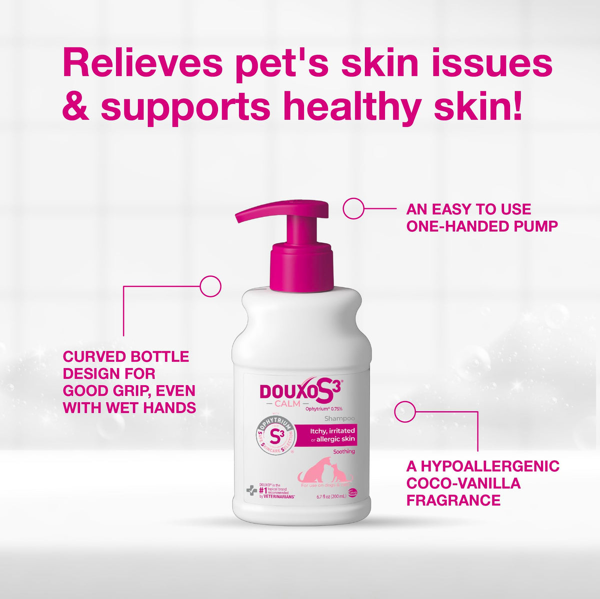 Douxo Animal Fur Cleaner Conditioner in 6.7 oz, Translucent