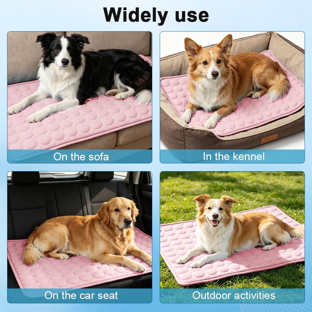 MeiLiMiYu Pet Bed Mat in 40x28 in, Pink