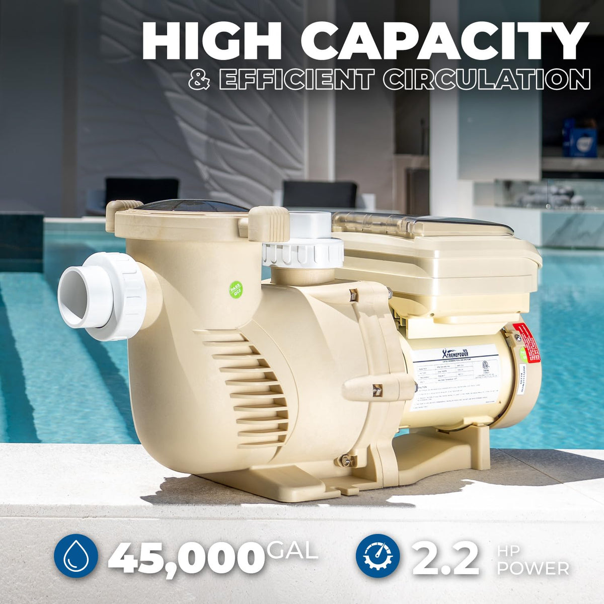 XtremepowerUS Water Pump in Beige