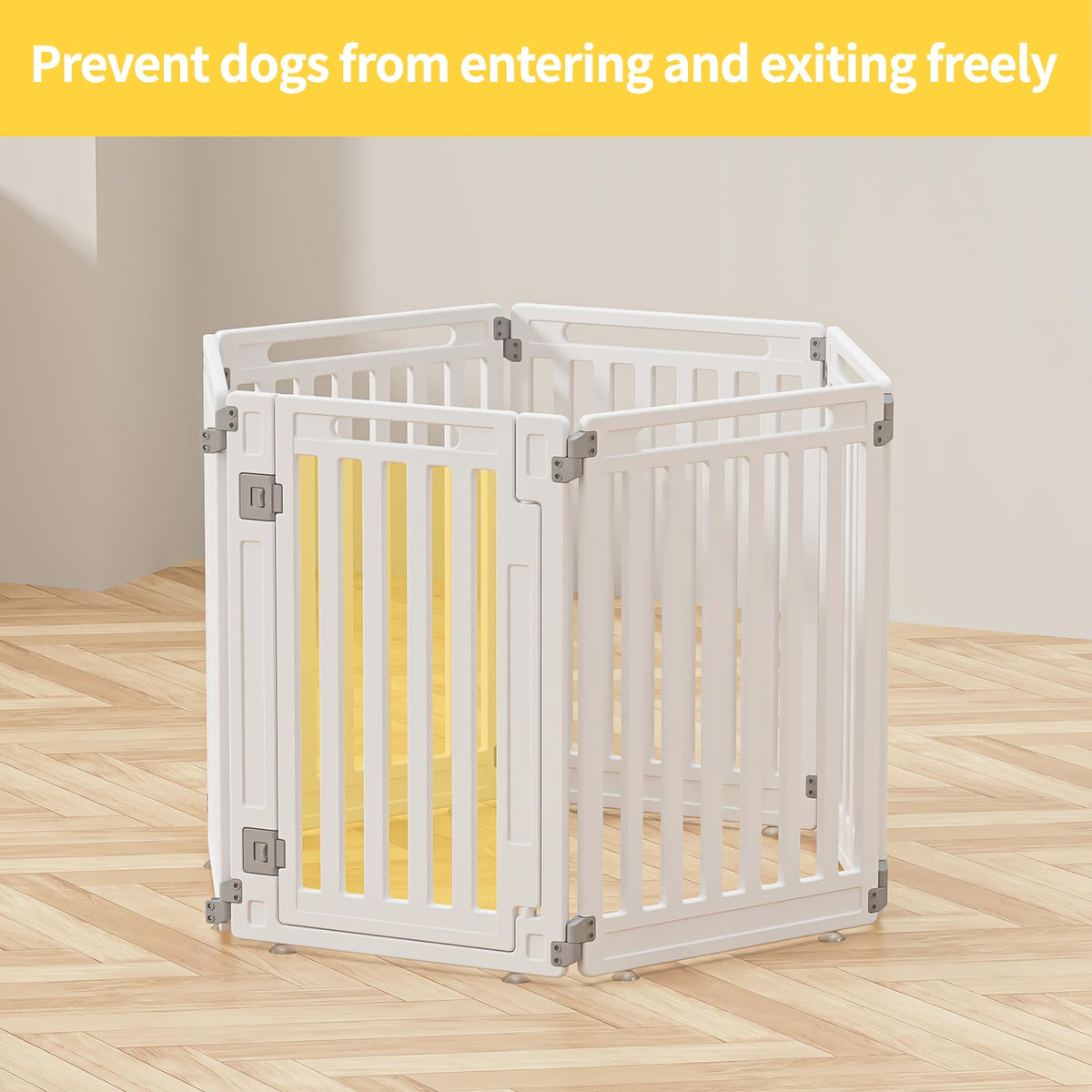 Gupamiga Pet Playpen in White