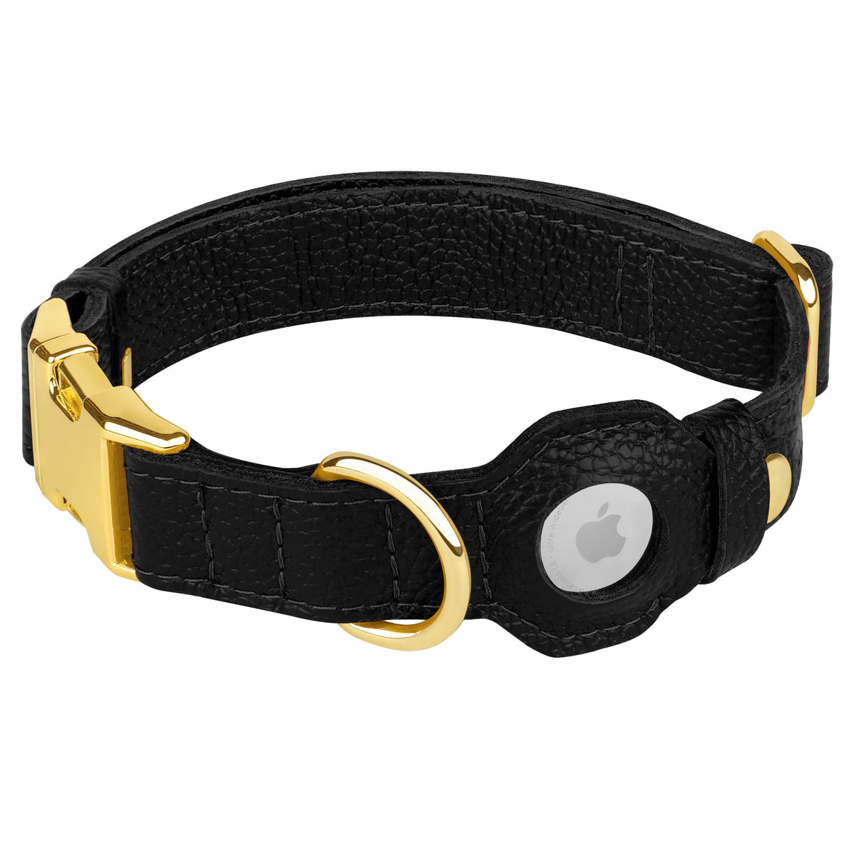 BUDKAS Animal Collar in XS, 9"-12" Neck Fit, Black