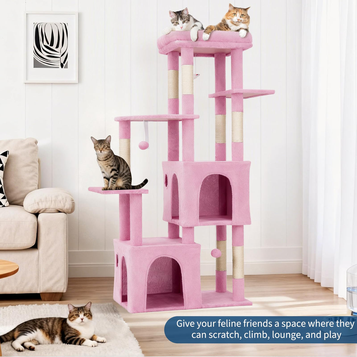 OUTLANE Pet Activity Structure in Pink, Pink