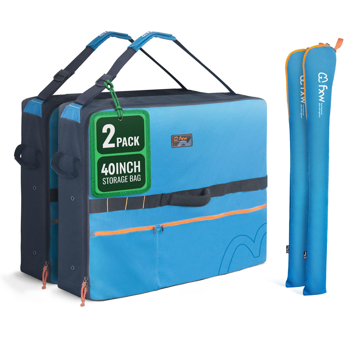 FXW Carrier Bag Case in 40 inch(2 Packs), Blue