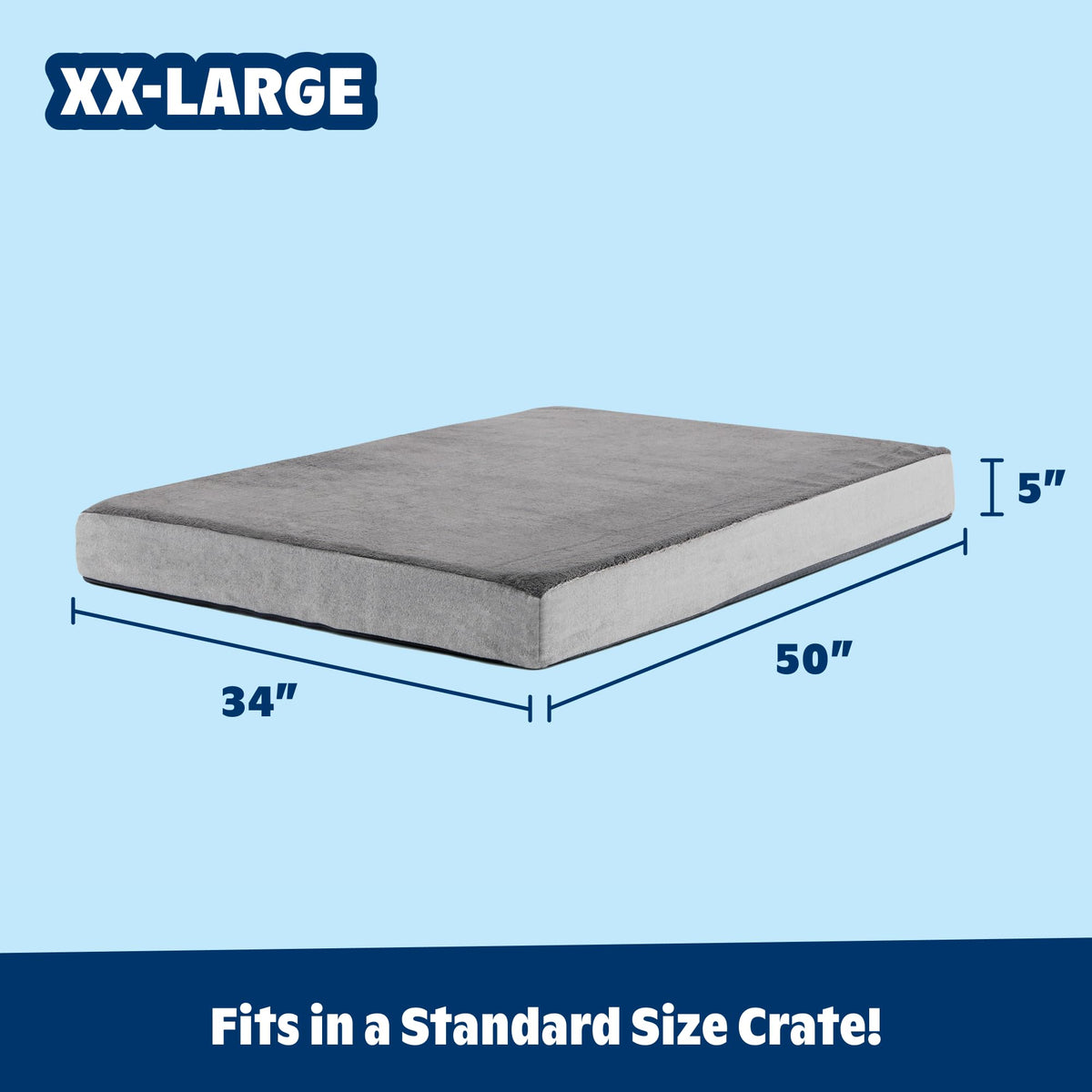 BarkBox Pet Bed Mat in XX-Large, Grey
