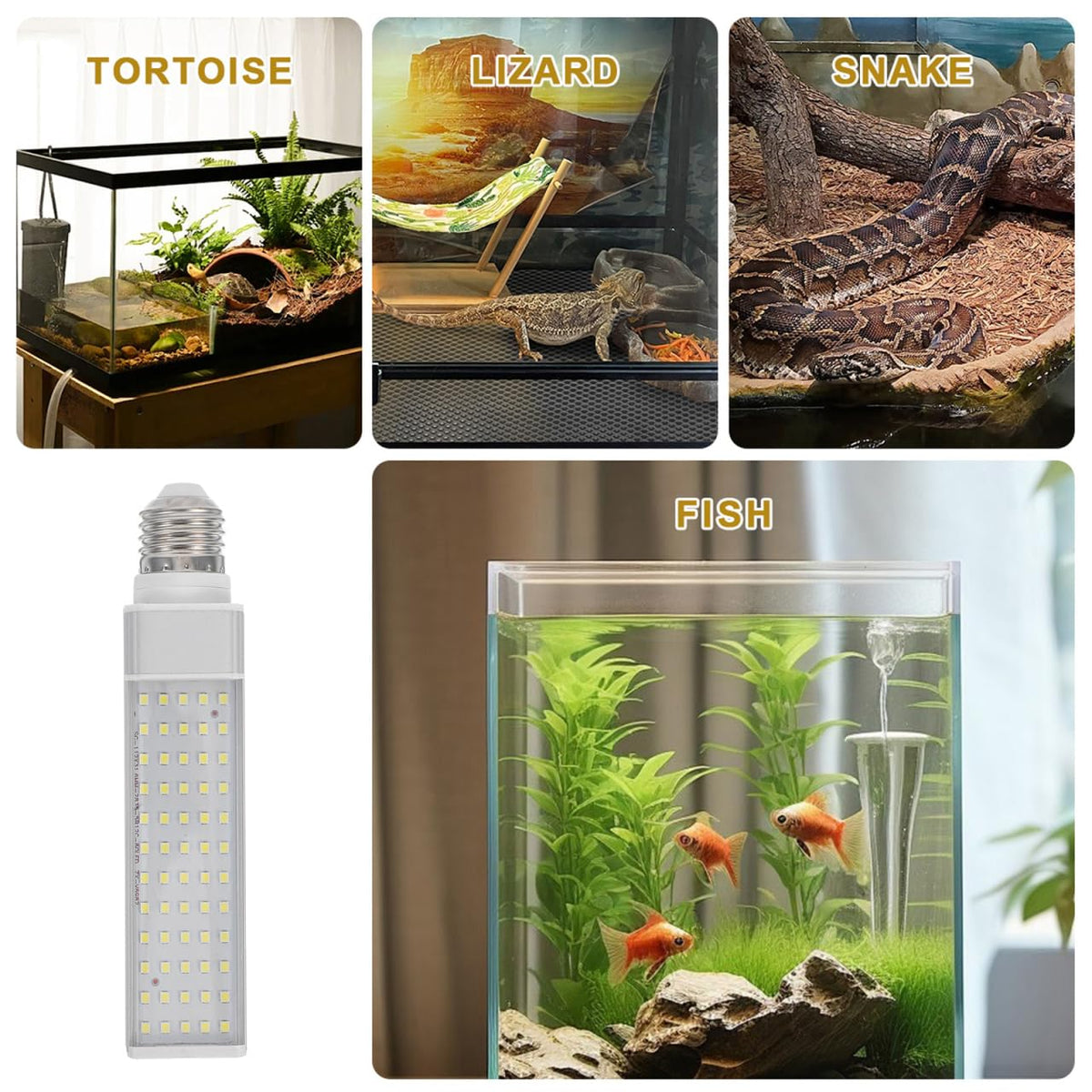 UEETEK Lamp in 11W, White
