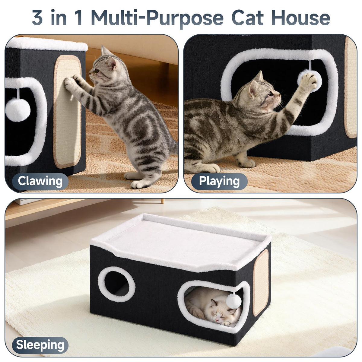 Shikha Animal Shelter in Extra Large, Black