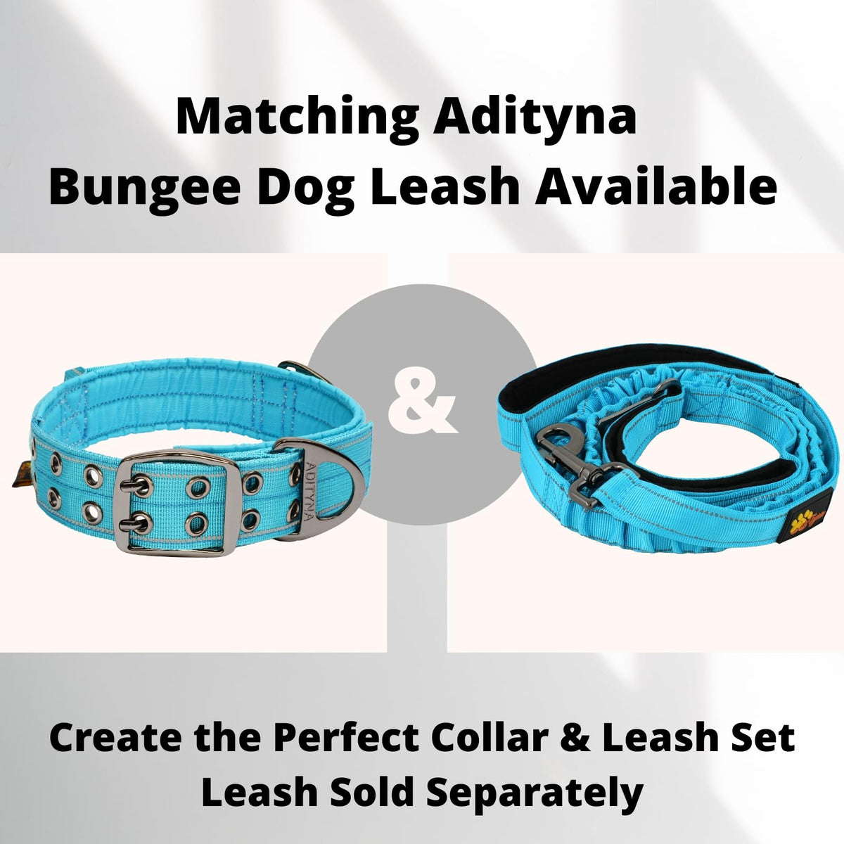ADITYNA Animal Collar in Extra-Large: Fit 24-30" Neck, Blue
