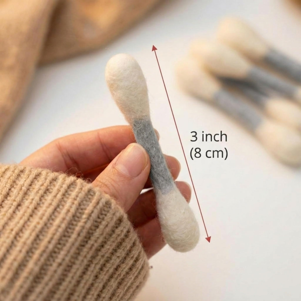 Glaciart One Pet Toy in Mini, Grey Swabs