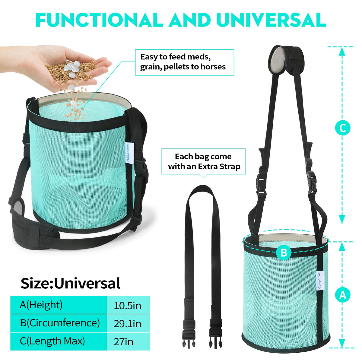 OAHELAKE Pet Supplies in Universal, 2 Pcs Mint