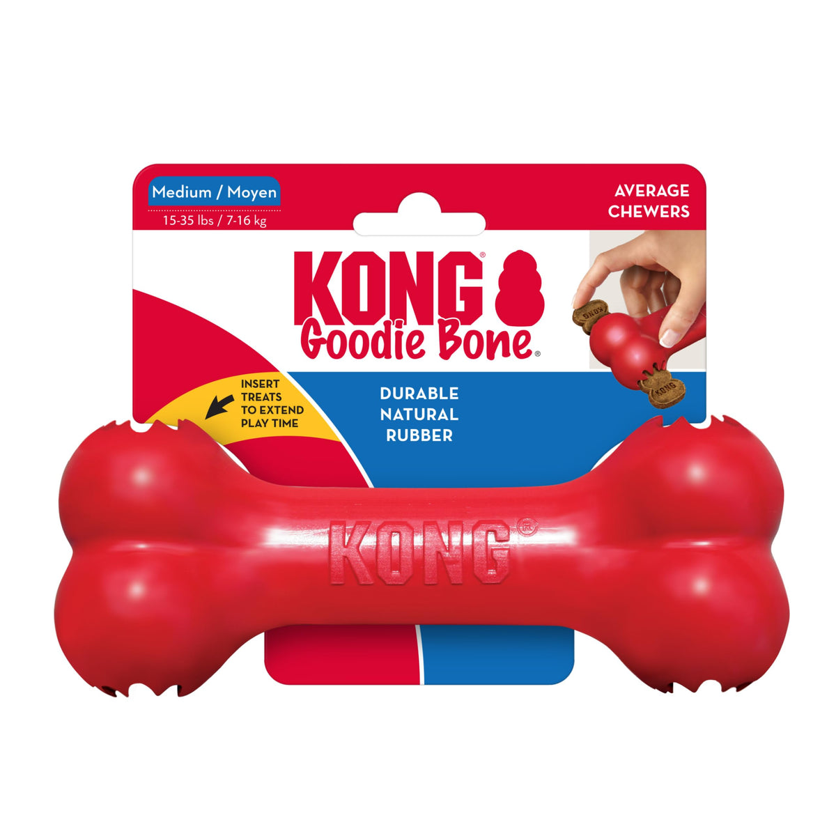 KONG Pet Toy in Medium (Pack of 2), Red