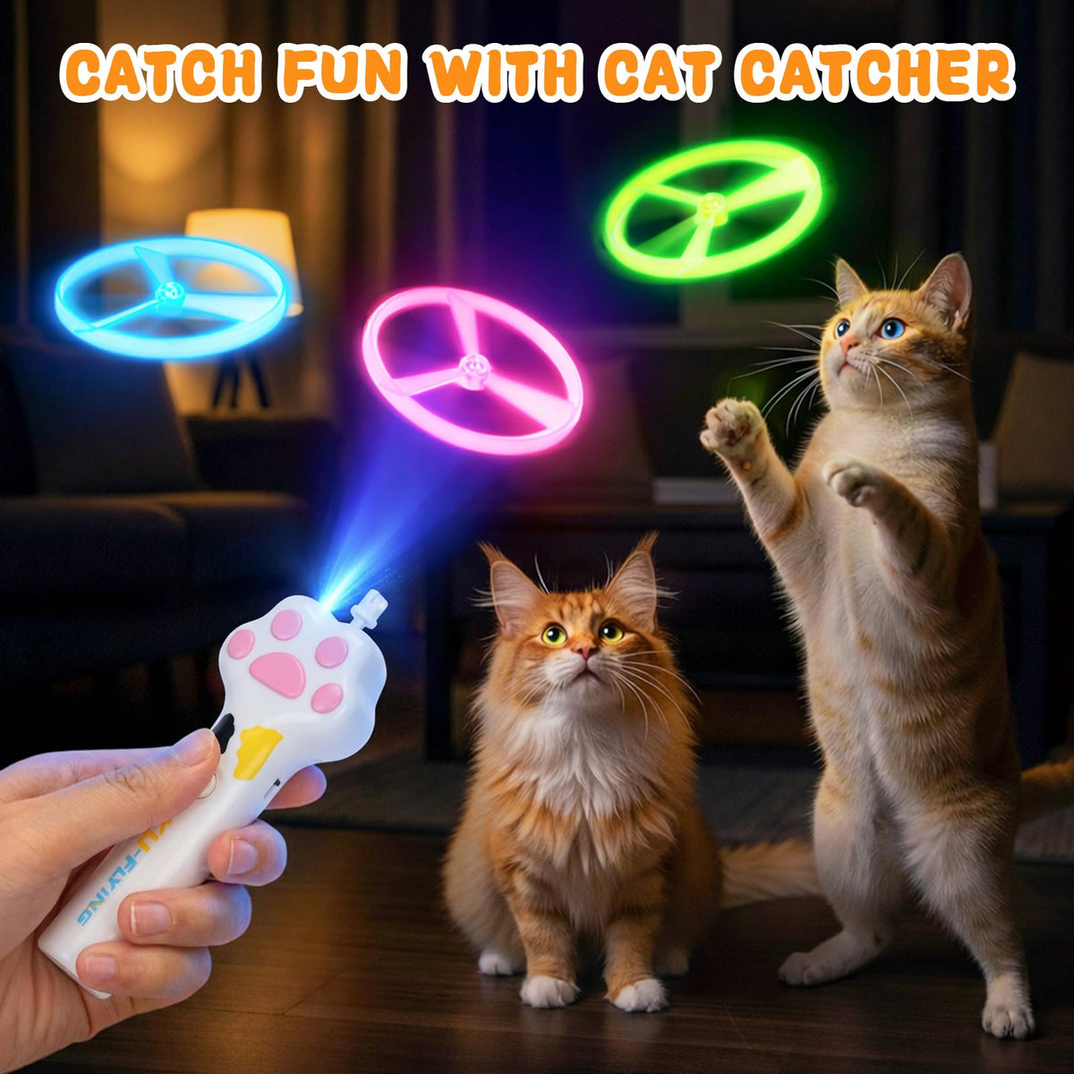 HOMQYTE Pet Toy in White