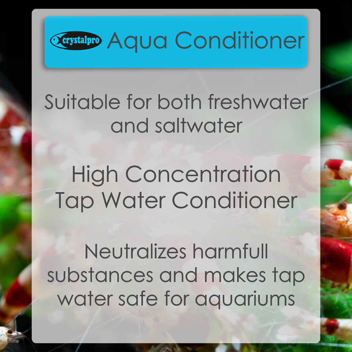 crystalpro Aquarium Pond Water Treatment in 125 ml