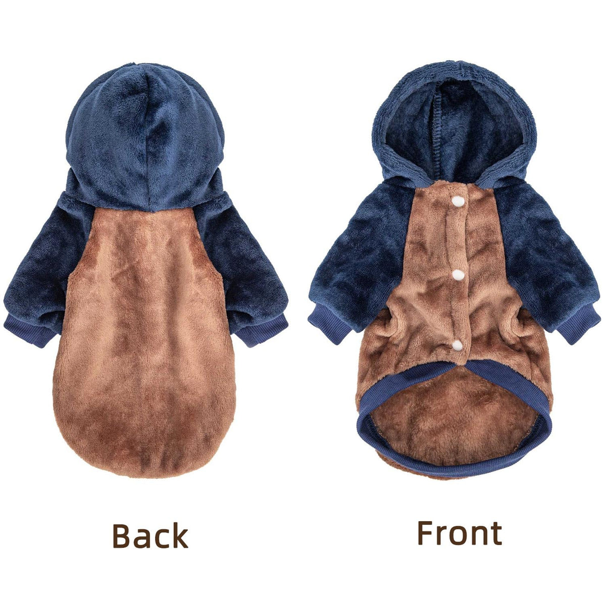 FABRICASTLE Pet Apparel in XX-Small, Camel-Navy