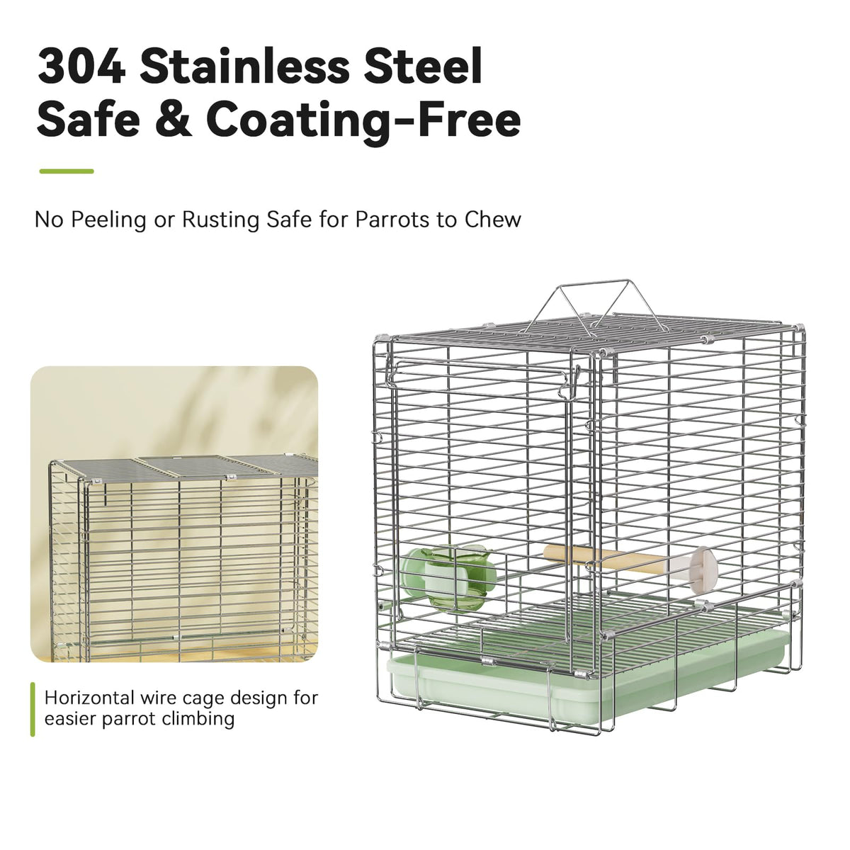 YOOSO WING Animal Cage in Green