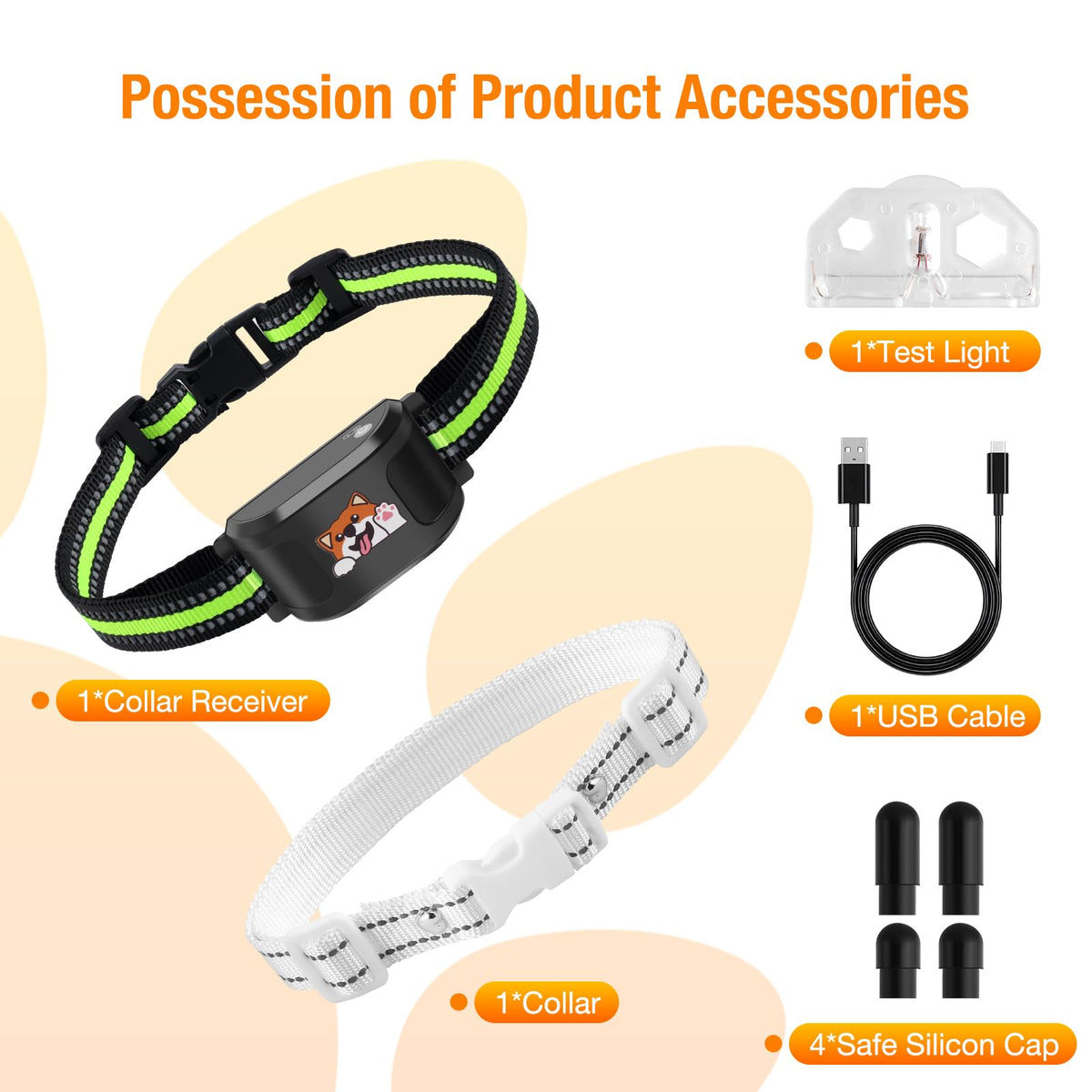 KJEFYPETZN Animal Collar in Small, Medium, Large, black-1