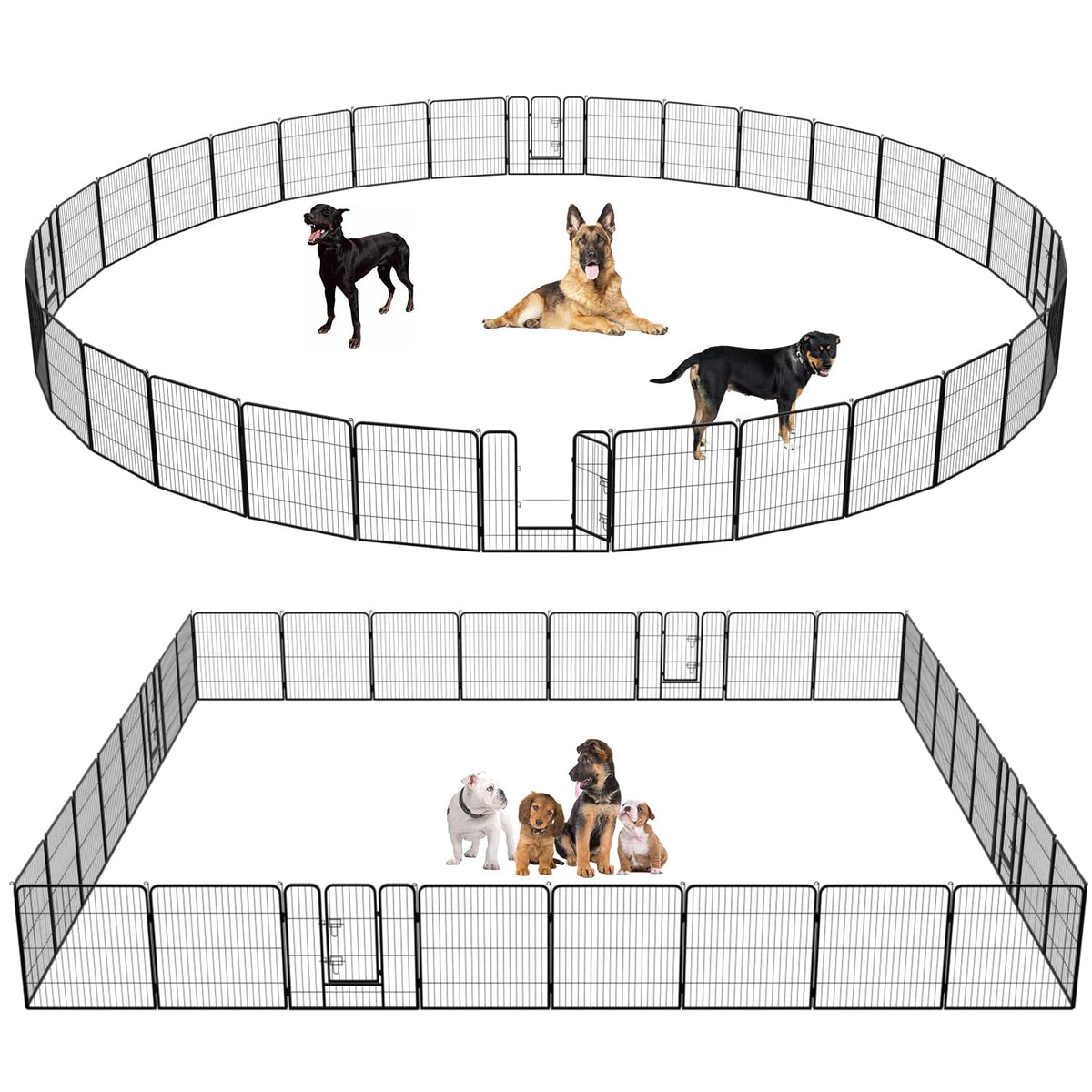 FDW Pet Playpen in Black