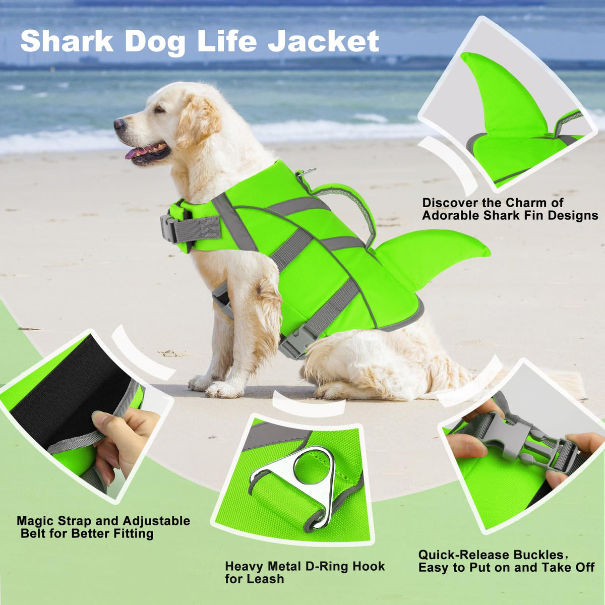 Doglay Pet Apparel in X-small, Fluorescent Green
