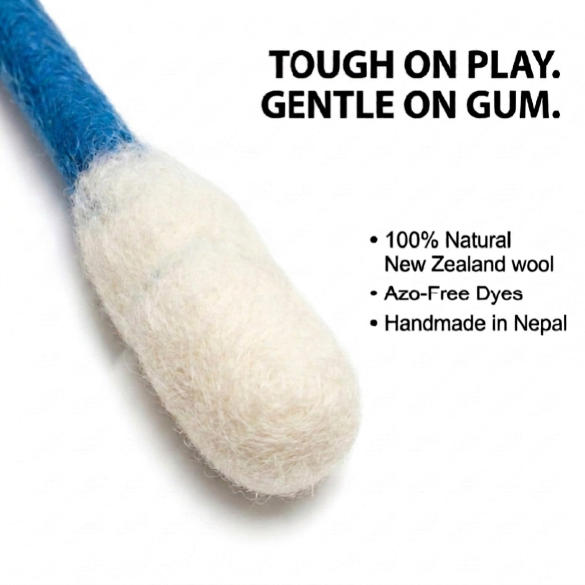 Glaciart One Pet Toy in Regular, Blue Swabs