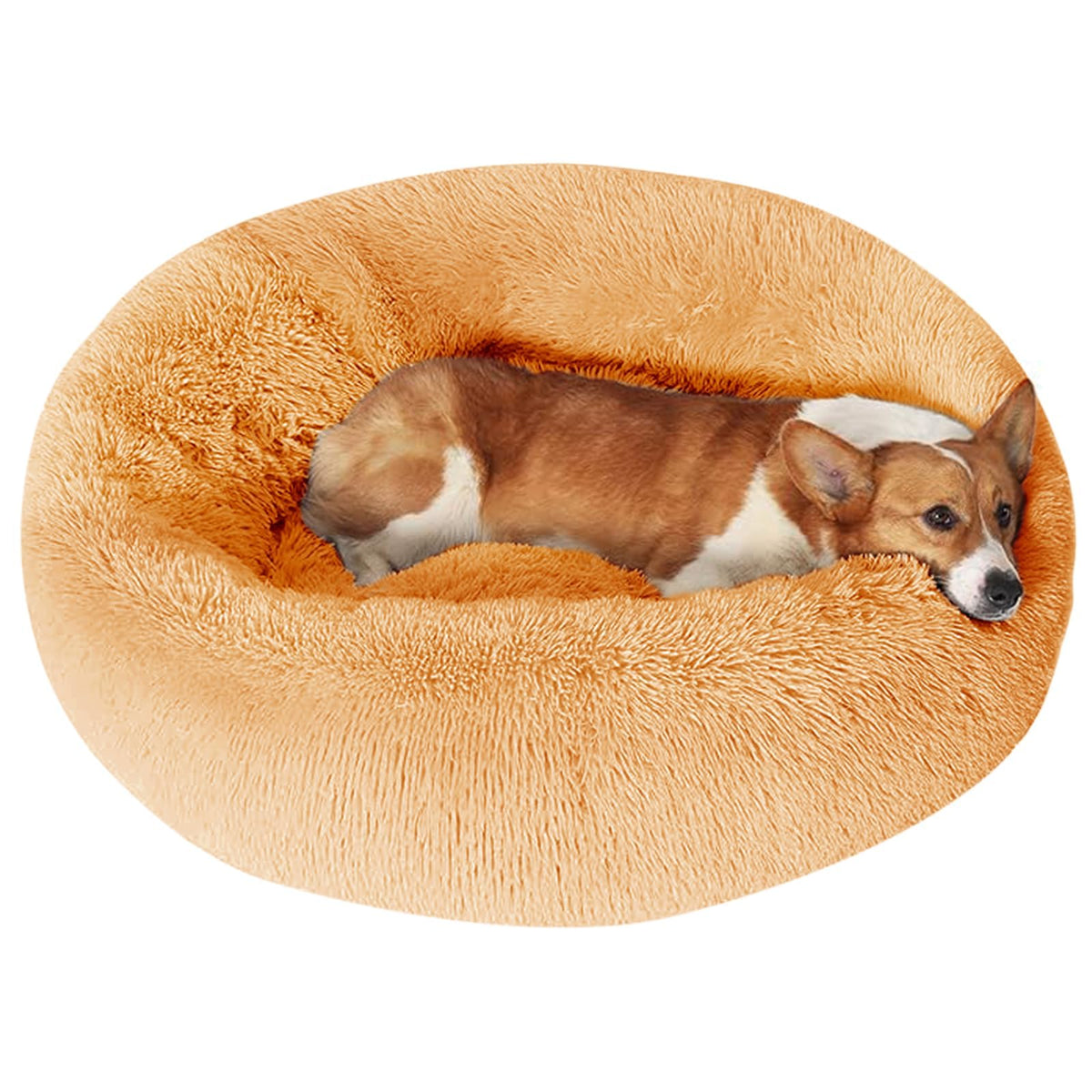JOLLYVOGUE Pet Bed Mat in 36", Orange