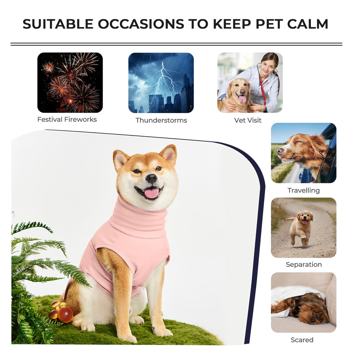 Haloumoning Pet Apparel in X-Small, Pink