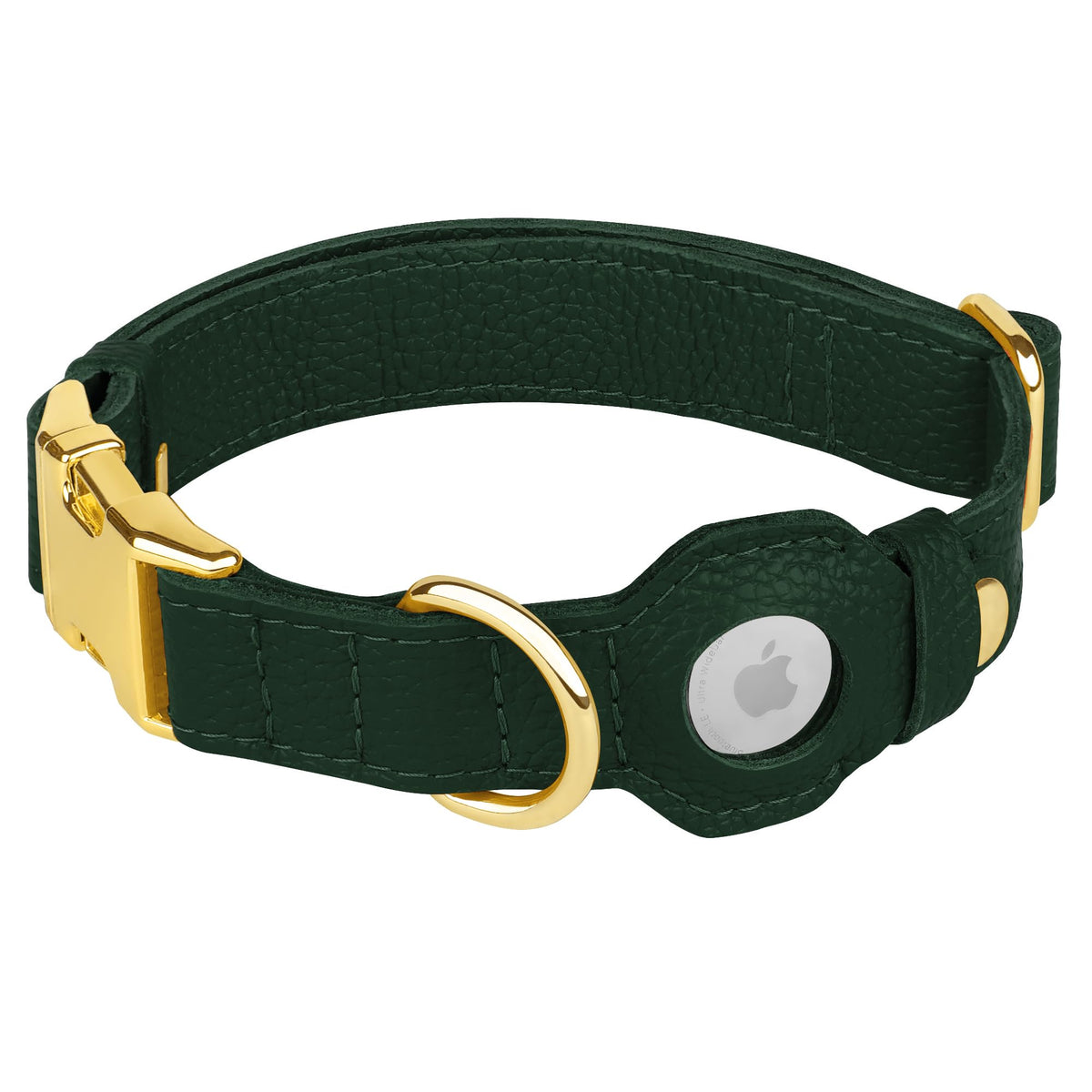 BUDKAS Animal Collar in XS, 9"-12" Neck Fit, Green