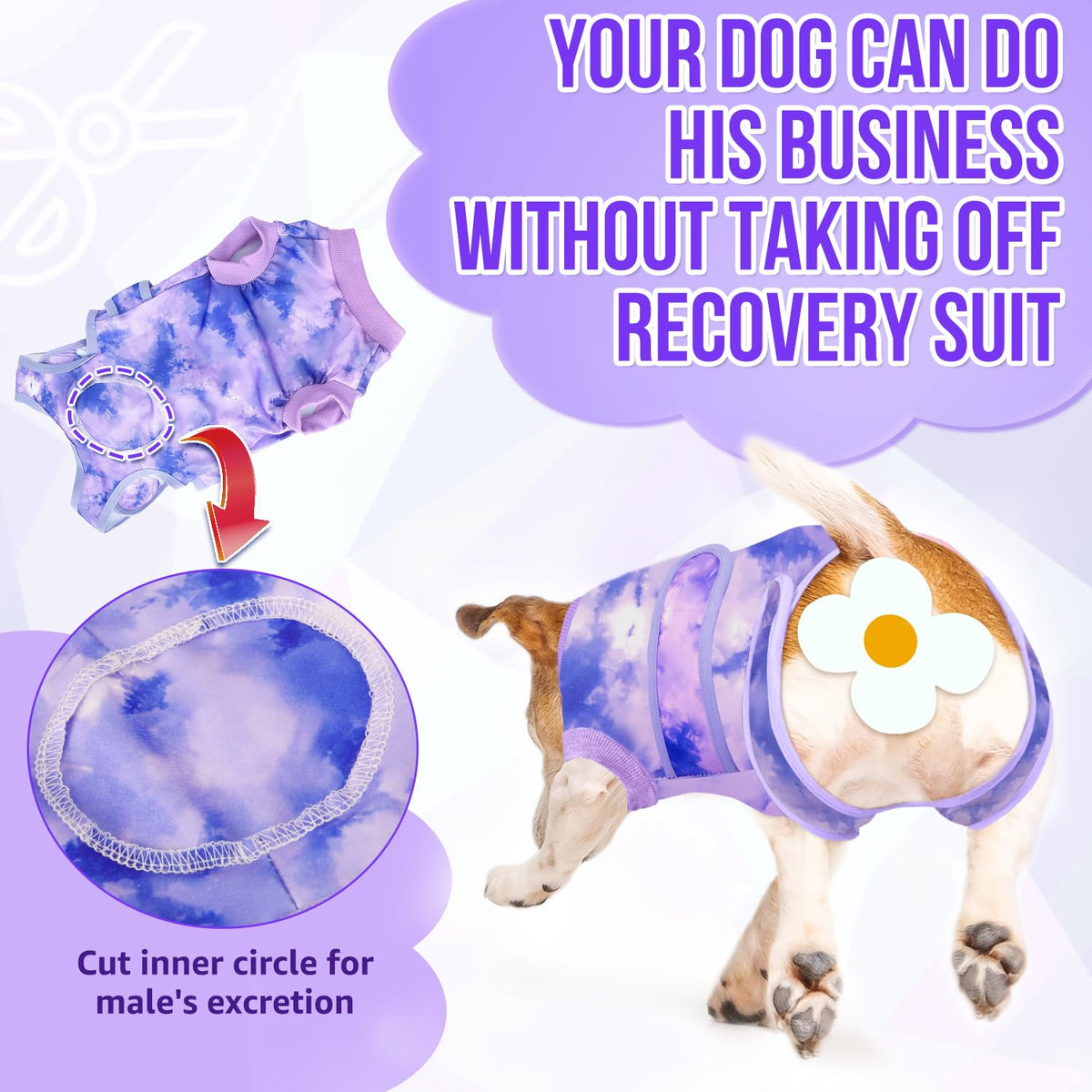 SlowTon Pet Apparel in Small, 2.Purple - 100% Polyester