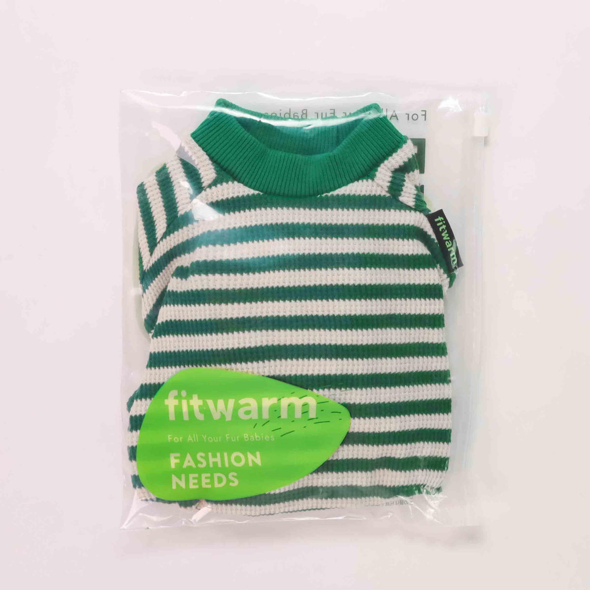 Fitwarm Pet Apparel in X-Small, Green