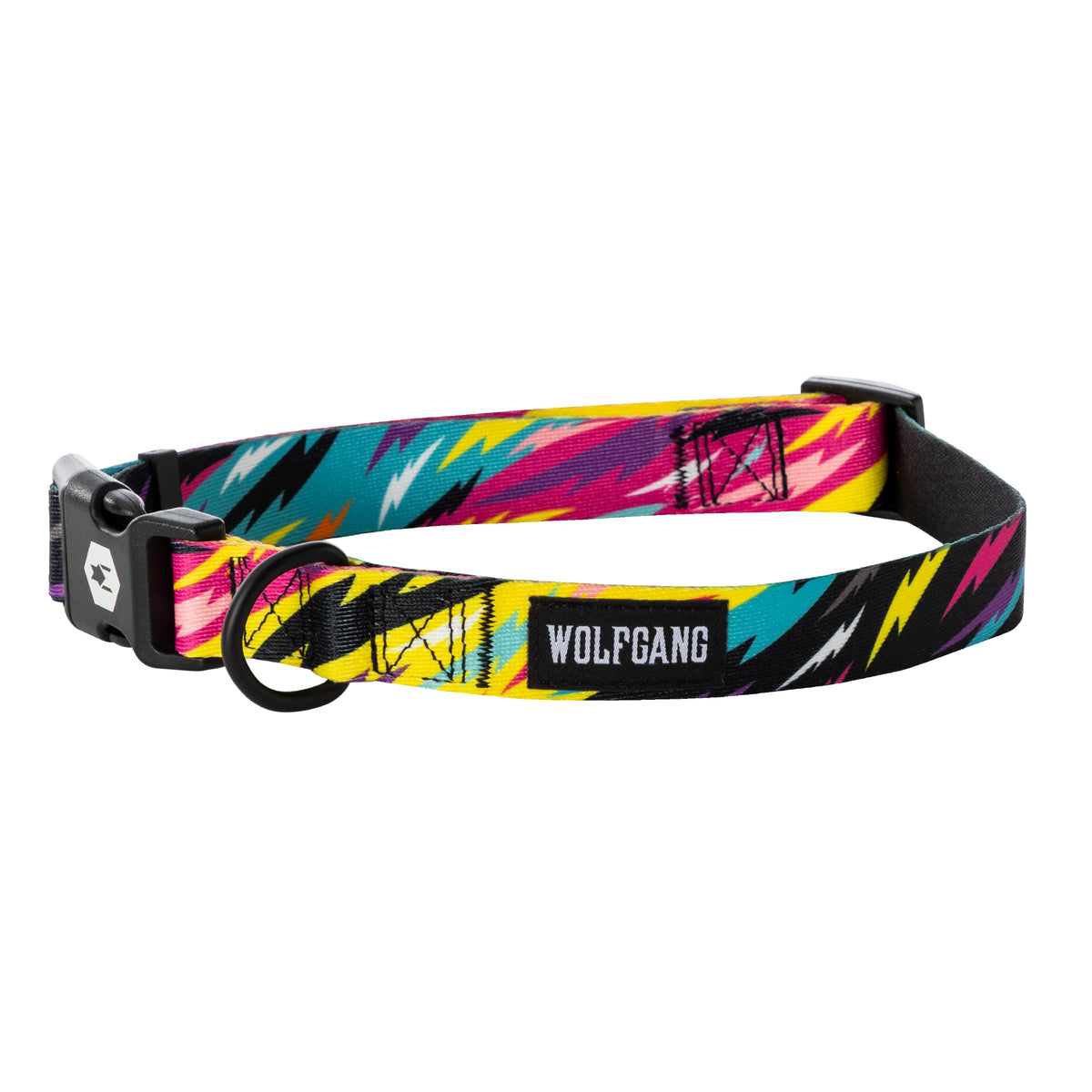 Wolfgang Man & Beast Animal Collar in Small (5/8 Inch x 8-12 Inch), FuzzyTails Print