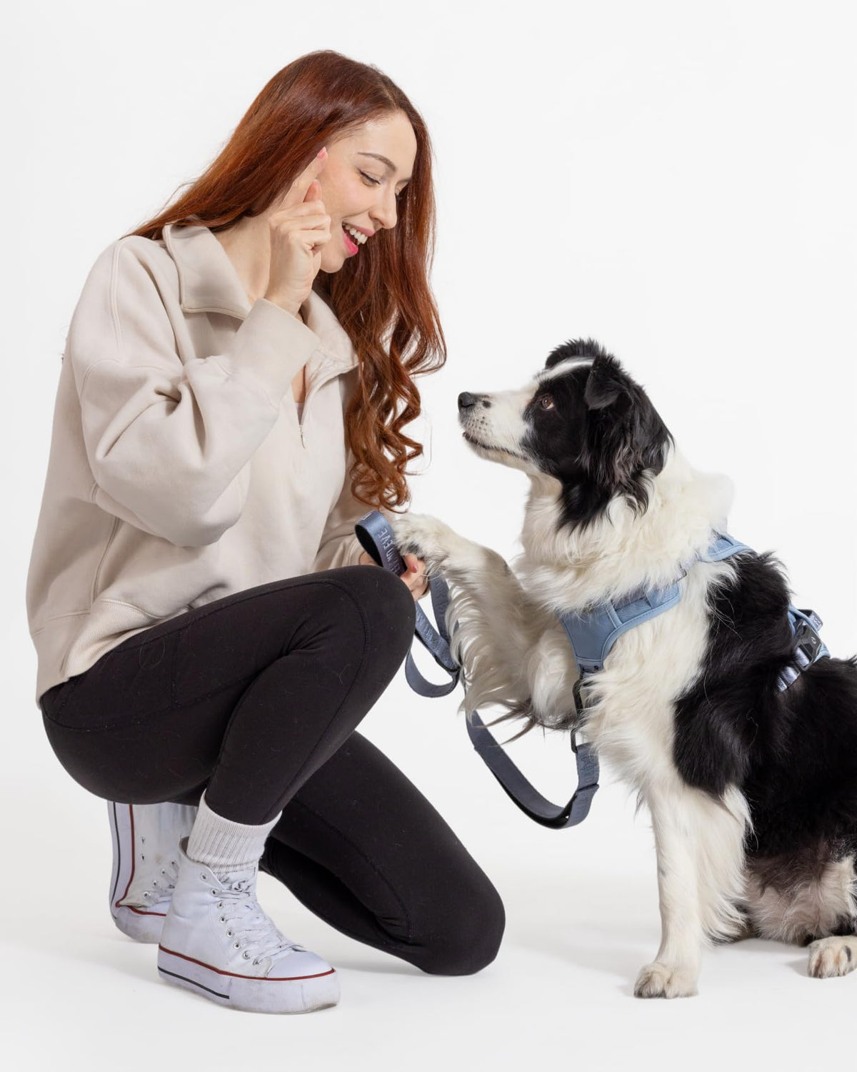 Fei and Eve Leash in 4FT, Dusk Blue